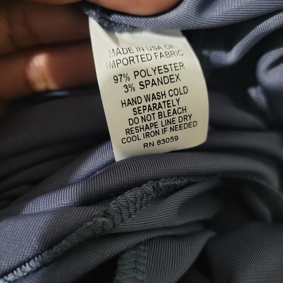 Samantha Dru Flare Jumpsuit Blue Wrap Belt Velour Velvet Wide Leg Pantsuit Small - Picture 10 of 15